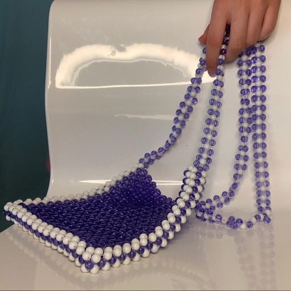 Urban outfitters purple beaded purse - Picture 4 of 4